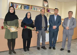 تقدیر از کارکنان کتابداری به مناسبت هفته کتاب و کتابدار